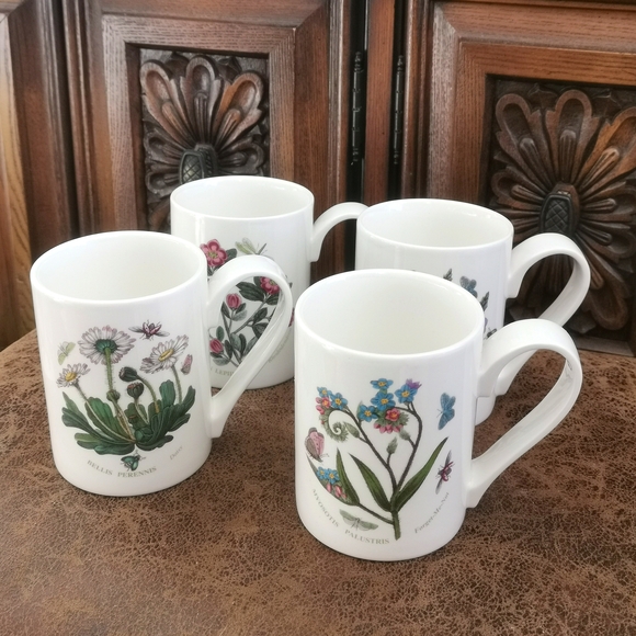 Portmeirion Other - Portmeirion "Botanic Garden"  Butterfly & Floral Mug Set Of 4